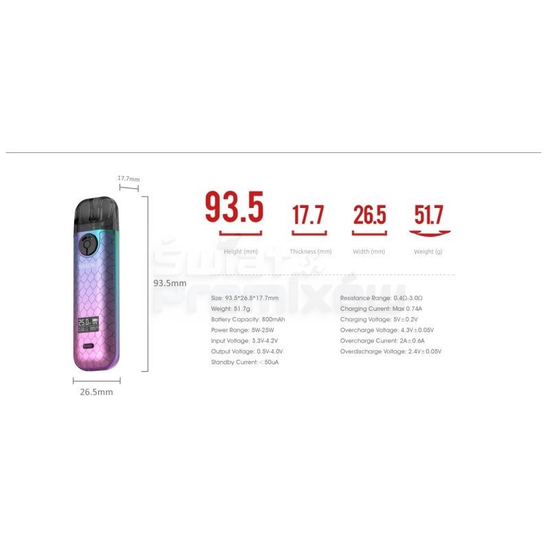 POD Smok Novo 4 - Black Stablizing Wood - 138,94 zł - Polski (Polish)