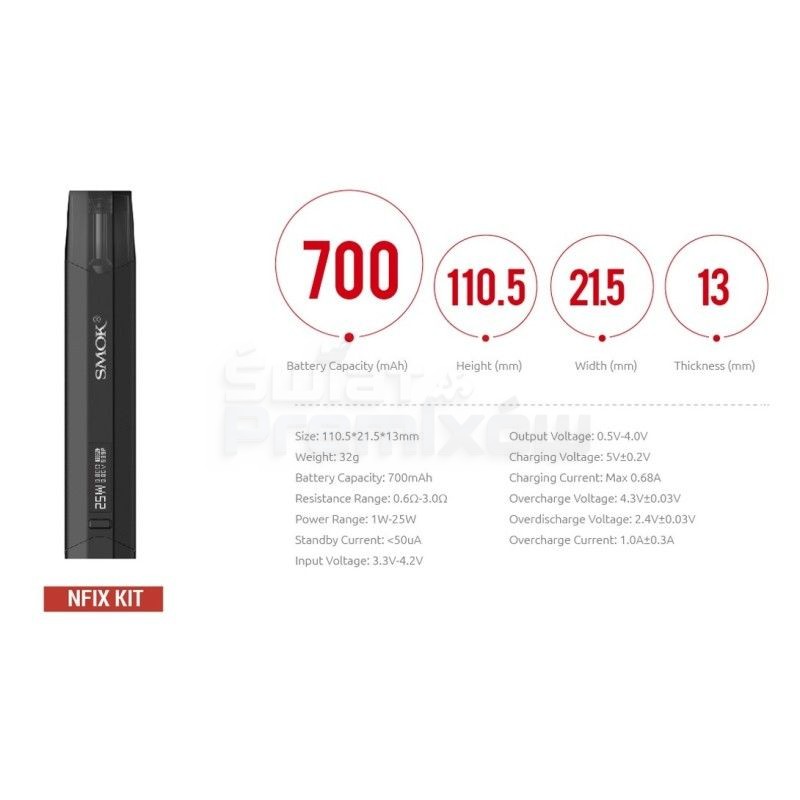 POD Smok Nfix - Black - 137,87 zł - Polski (Polish)