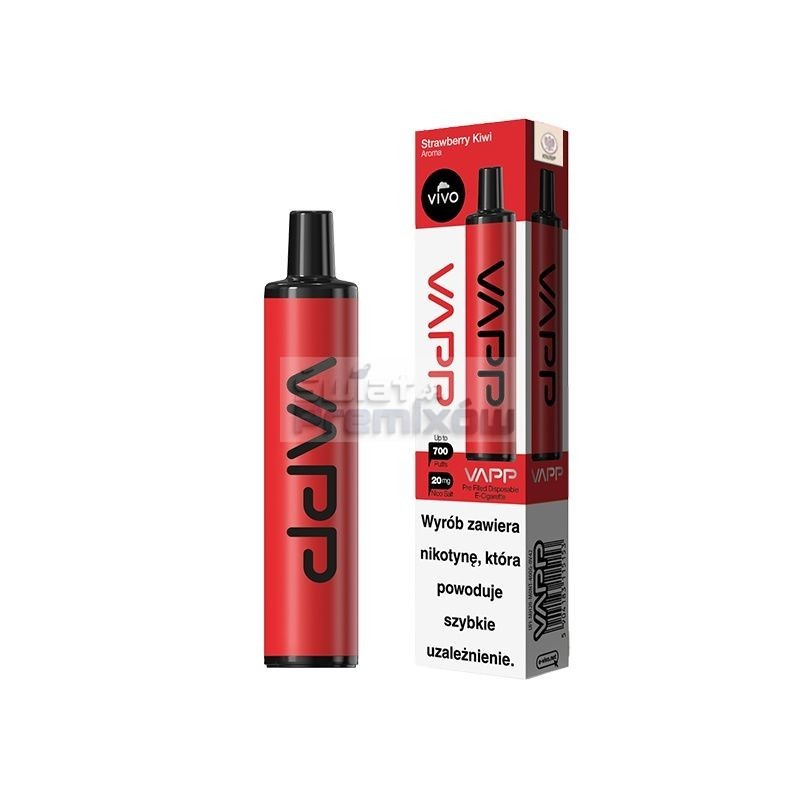 E-papieros VIVO VAPP - Strawberry Kiwi 20mg - 25,20 zł - Polski (Polish) E-papieros VIVO VAPP - Strawberry Kiwi 20mg - 25,20 zł - Polski (Polish)