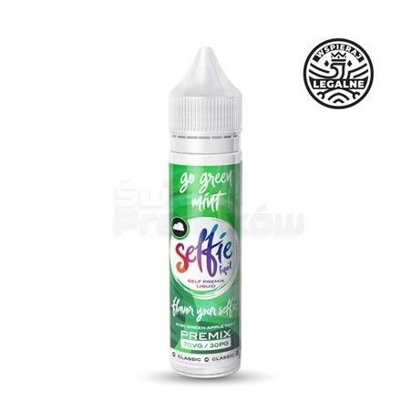 Premix Selfie Go Green Mint 50ml w 50ml butelce o smaku miętowym - 44,99 zł - Polski (Polish)