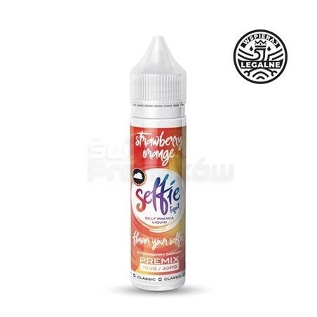 Premix Selfie 50ml w 60ml butelce o smaku truskawki i pomarańczy - 44,99 zł - Polski (Polish)