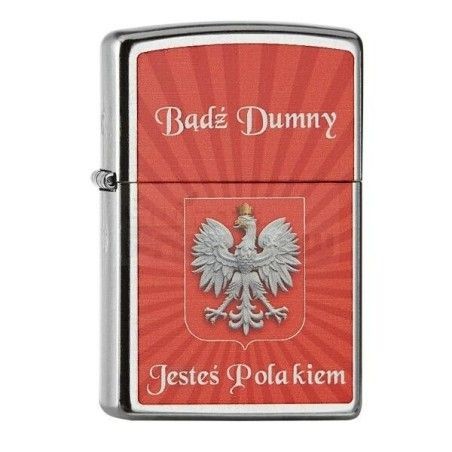 Zapalniczka ZIPPO - BE PROUD STREET CHROME -  -  - 149,93 zł - 