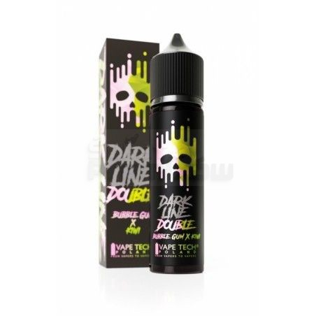 Longfill Dark Line Double 8ml w 60ml butelce o smaku gumy balonowej i kiwi - 32,05 zł - Polski (Polish)
