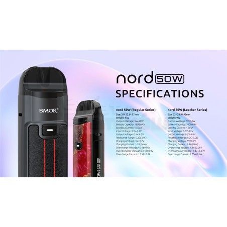 POD Smok Nord 50W - Black Carbon Fiber - 139,00 zł - Polski (Polish)