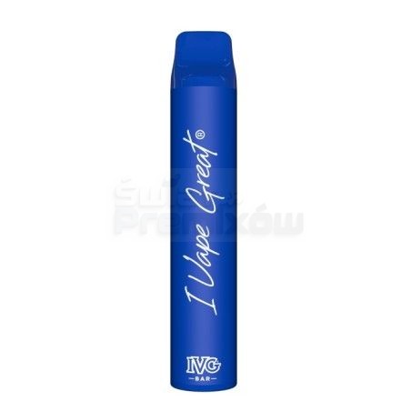 E-papieros IVG Bar Plus - Blue Raspberry Ice 20mg - 26,10 zł - Polski (Polish)