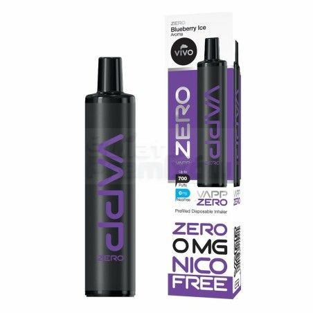 E-Inhalator VIVO VAPP ZERO - Blueberry Ice 0mg - 25,20 zł - Polski (Polish)