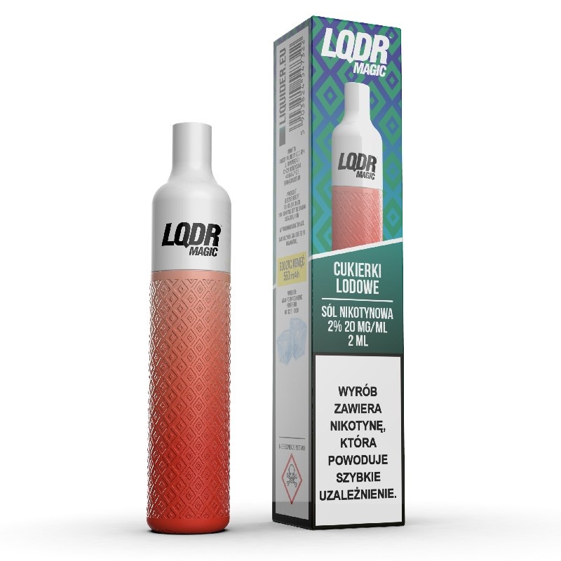 E-papieros jednorazowy LQDR MAGIC 600+ -  -  - 31,21 zł - 