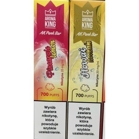 E-papieros AROMA KING PANKBAR 700+ - 24,00 zł - Polski (Polish)