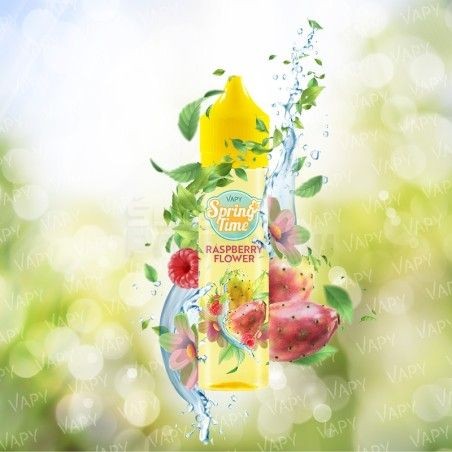 Longfill VAPY SPRING TIME 10ml w 60ml butelce o smaku RASPBERRY FLOWER - 24,91 zł - Polski (Polish)