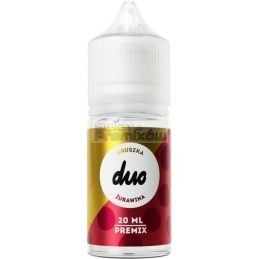 Premix Duo 20ml w 30ml butelce o smaku gruszki i żurawiny - 39,27 zł - Polski (Polish)