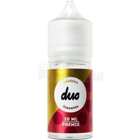 Premix Duo 20ml w 30ml butelce o smaku gruszki i żurawiny - 39,27 zł - Polski (Polish)