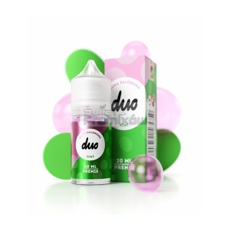 Premix Duo 20ml w 30ml butelce o smaku Gumy Balonowej Kiwi - 39,27 zł - Polski (Polish) Premix Duo 20ml w 30ml butelce o smaku Gumy Balonowej Kiwi - 39,27 zł - Polski (Polish)