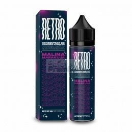 Longfill RETRO 10ml w 60ml butelce o smaku maliny i marakui - 28,46 zł - Polski (Polish)
