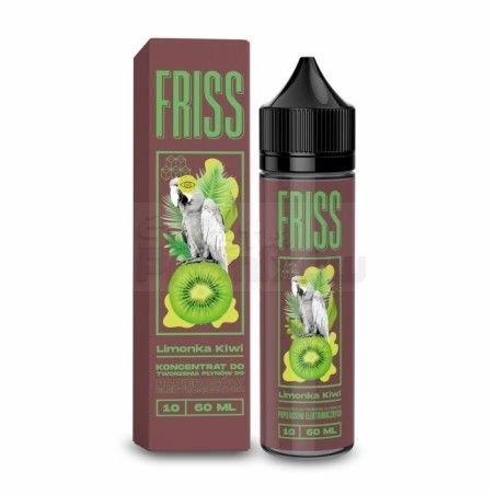 Longfill Friss 10ml w 60ml butelce o smaku Limonka Kiwi - 28,46 zł - Polski (Polish)