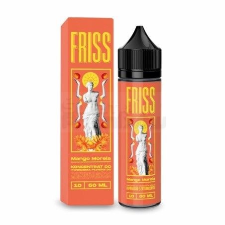 Longfill Friss Mango Morela 10ml w 60ml butelce o smaku mango i moreli - 28,46 zł - Polski (Polish)