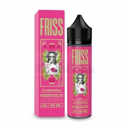 Longfill Friss 10ml w 60ml butelce o smaku truskawki - 28,46 zł - Polski (Polish)