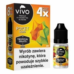 E-liquid VIVO POKET x4 - 20mg / 8ml - 13,59 zł - Polski (Polish)