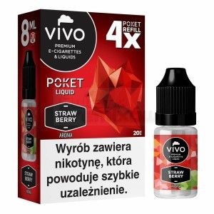 E-liquid VIVO POKET x4 - 20mg / 8ml - 13,59 zł - Polski (Polish)