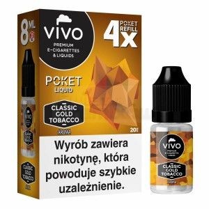 E-liquid VIVO POKET x4 - 20mg / 8ml - 13,59 zł - Polski (Polish)