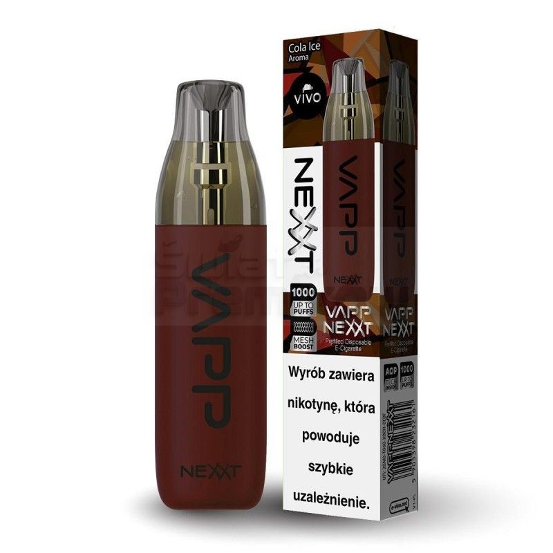 E-papieros VIVO VAPP NEXXT +/- 1000 -  20mg - 25,60 zł - Polski (Polish)