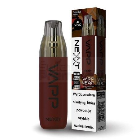 E-papieros VIVO VAPP NEXXT +/- 1000 -  20mg - 25,60 zł - Polski (Polish)