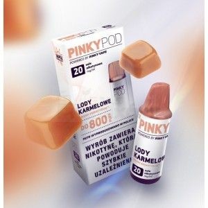 E-papieros PINKY VAPE POD - wkłady / kartridże 2ML / 20mg - 17,60 zł - Polski (Polish)