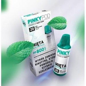 E-papieros PINKY VAPE POD - wkłady / kartridże 2ML / 20mg - 17,60 zł - Polski (Polish)