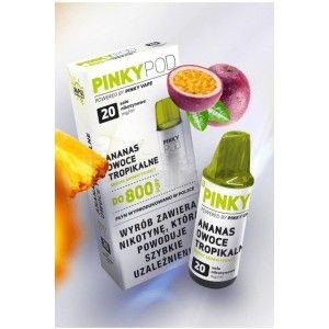 E-papieros PINKY VAPE POD - wkłady / kartridże 2ML / 20mg - 17,60 zł - Polski (Polish)