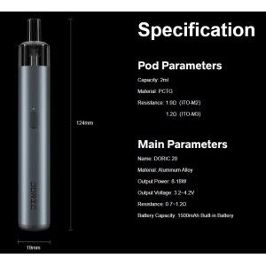 POD VooPoo Doric 20 - Ice Blue -  -  - 79,00 zł - 