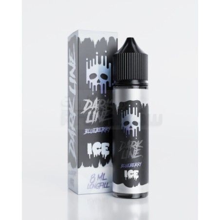 Longfill Dark Line ICE 8ml w 60ml butelce o smaku Blueberry - 27,81 zł - Polski (Polish)