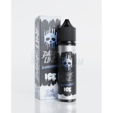 Longfill Dark Line ICE 8ml w 60ml butelce o smaku porzeczki - 27,81 zł - Polski (Polish)