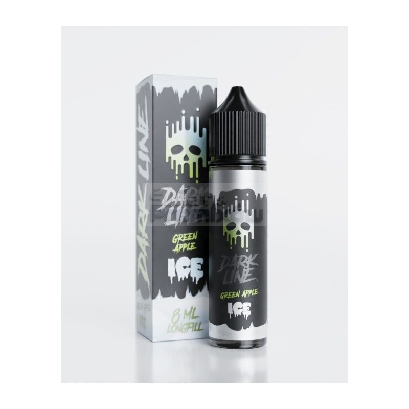 Longfill Dark Line ICE 8ml w 60ml butelce o smaku Zielonego Jabłka - 27,81 zł - Polski (Polish)