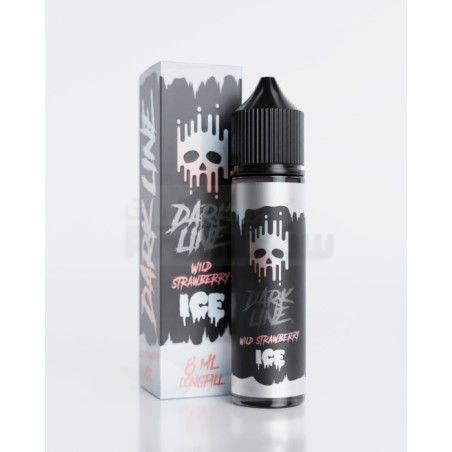 Longfill Dark Line ICE 8ml w 60ml butelce o smaku Wild Strawberry - 27,81 zł - Polski (Polish)
