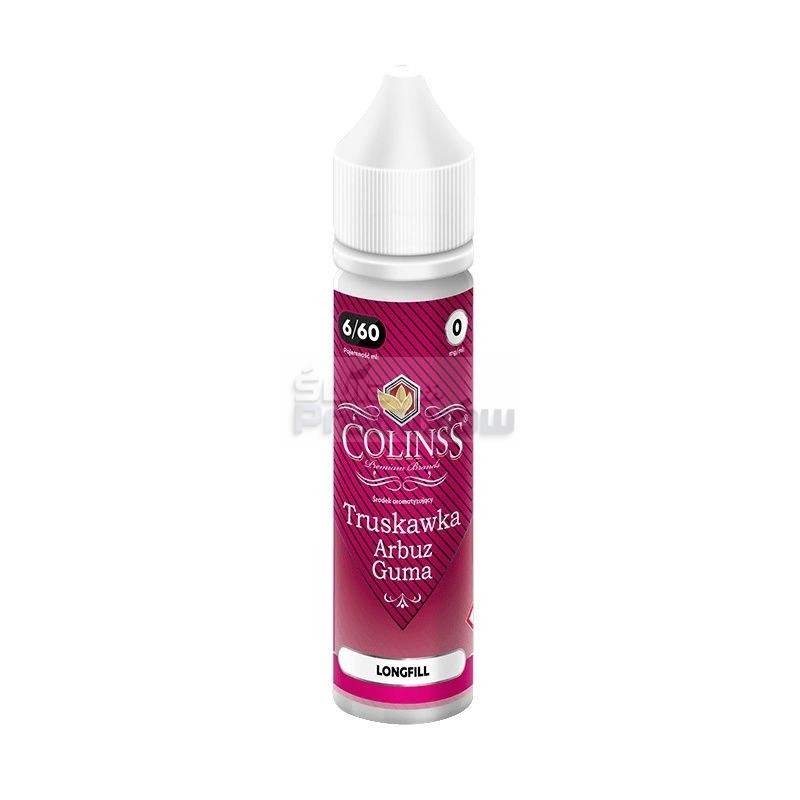 grafika COLINSS LONGFILL 6ML - Truskawka Arbuz Guma - Orzeźwiająca eksplozja smaku! grafika COLINSS LONGFILL 6ML - Truskawka Arbuz Guma - Orzeźwiająca eksplozja smaku!
