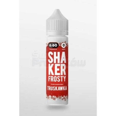 Longfill SHAKER FROSTY 6ml w 60ml butelce o smaku truskawki - 22,00 zł - Polski (Polish)