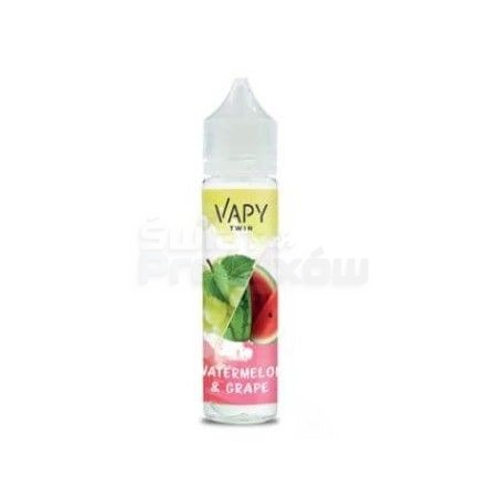 Longfill Vapy Twin 10ml w 60ml butelce o smaku arbuza i winogronów - 22,94 zł - Polski (Polish)