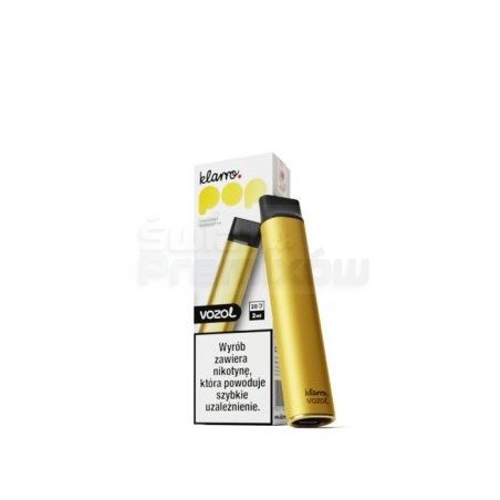 E-papieros POD Klarro POP 2ml / 20 mg  - BATERIA / Wkłady - 33,46 zł - Polski (Polish)