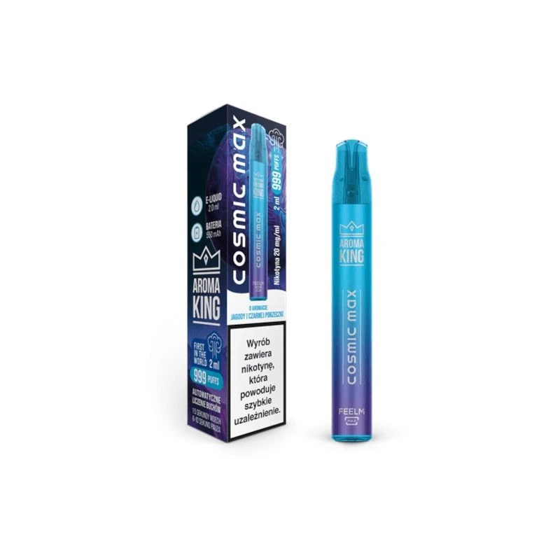 E-papieros AROMA KING 999+ 20MG SALT COSMIC MAX wszystkie smaki - 23,99 zł - Polski (Polish)