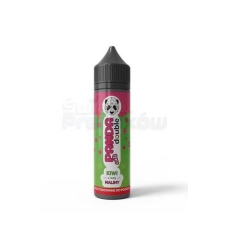 Longfill PANDA DOUBLE 10ml w 60ml butelce o smaku Kiwi Malina - 30,59 zł - Polski (Polish)