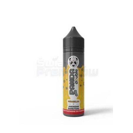Longfill PANDA DOUBLE 10ml w 60ml butelce o smaku mirabelki i jagodzianu rambutanowego - 30,59 zł - Polski (Polish)