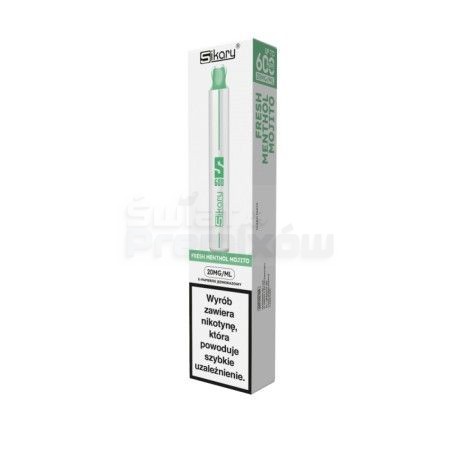 E-papieros Sikary S600 - Fresh Menthol Mojito - 25,60 zł - Polski (Polish)
