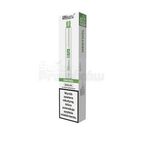 E-papieros Sikary S600 - Menthol - 25,60 zł - Polski (Polish)
