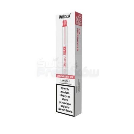 E-papieros Sikary S600 - Strawberry Ice - 25,60 zł - Polski (Polish)