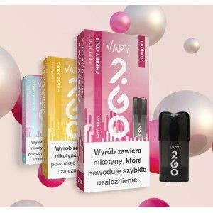 E-papieros VAPY 2 GO POD  - BATERIA / Wkłady - 16,54 zł - Polski (Polish)