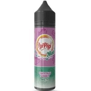 Longfill IZI PIZI 6ml w 60ml butelce o smaku owocowego sorbetu z miętą - 27,54 zł - Polski (Polish)