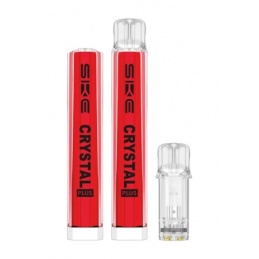 E-papieros Evapify Crystal Plus KIT Urządzenie RED + POD CHERRY ICE -  -  - 42,00 zł - 