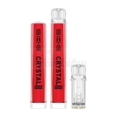 E-papieros Evapify Crystal Plus KIT Urządzenie RED + POD CHERRY ICE -  -  - 35,70 zł - 