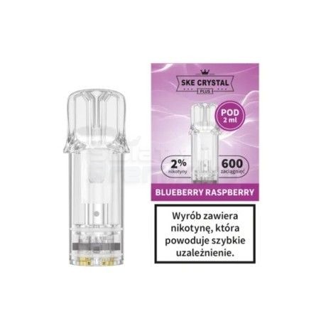 Wkład / kartridż POD Evapify Crystal Plus 600+ - Blueberry Raspberry 20mg - 19,79 zł - Polski (Polish)