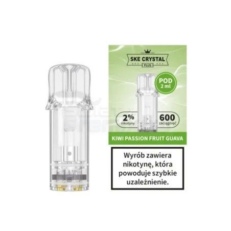 Wkład / kartridż POD Evapify Crystal Plus 600+ - Kiwi Passion fruit Guava 20mg - 17,59 zł - Polski (Polish)