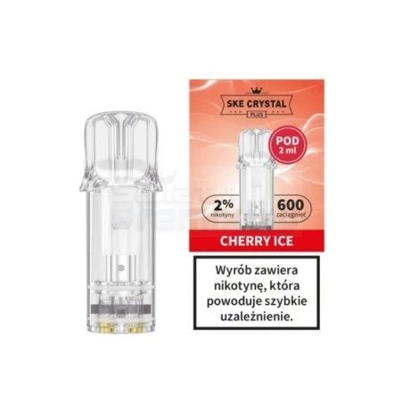 Wkład / kartridż POD Evapify Crystal Plus 600+ - Cherry Ice 20mg - 19,79 zł - Polski (Polish)